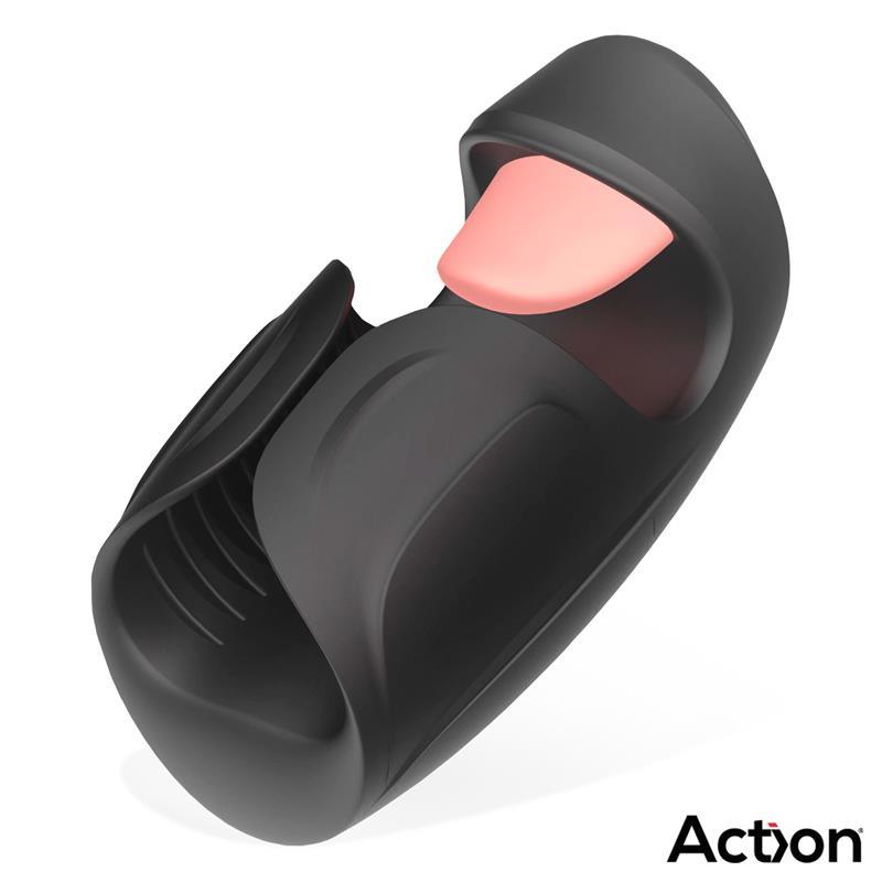 Masturbador Con Lengua, Pulsación y Vibración ACTION KUBEX