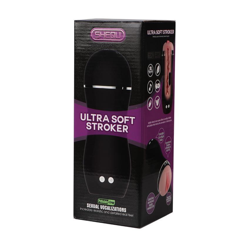 Masturbador Masculino Con Vibrador USB TINY MAN SHEQU