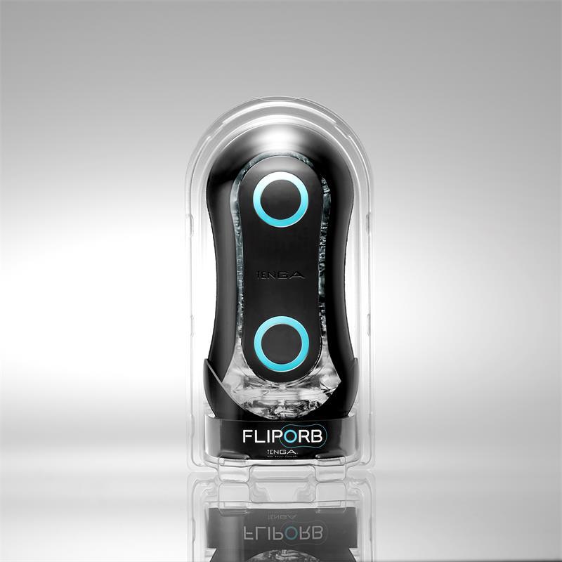 Masturbador Masculino FLIP ORB BLACK BLUE CRUSH TENGA