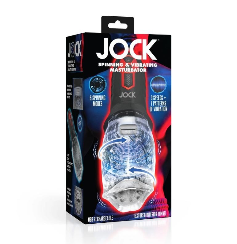 Masturbador Masculino Sube y Baja Rotador USB XR - JOCK