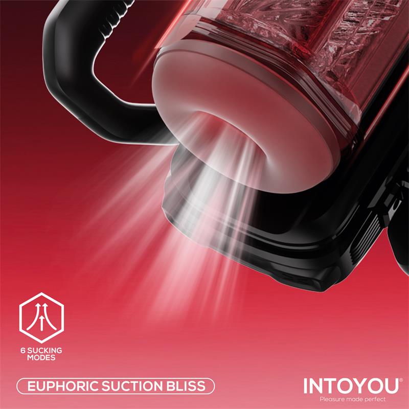 Masturbador Masculino INTOYOU Vexor 3 en 1 con Succión, Vibración y Empuje USB-C