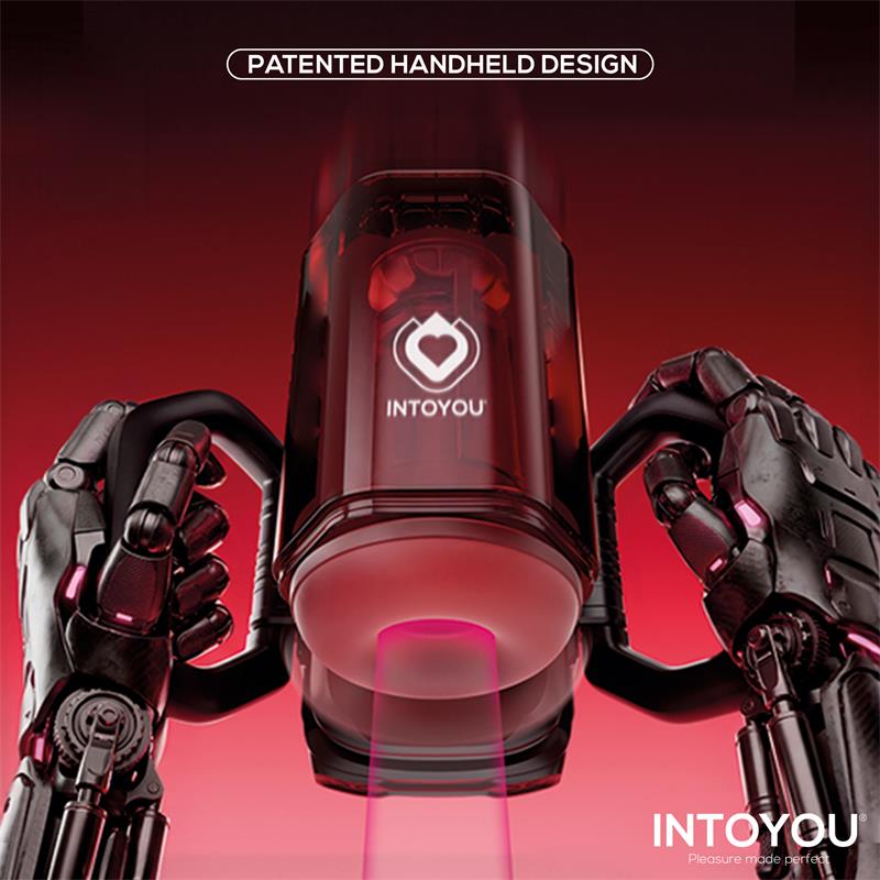 Masturbador Masculino INTOYOU Vexor 3 en 1 con Succión, Vibración y Empuje USB-C