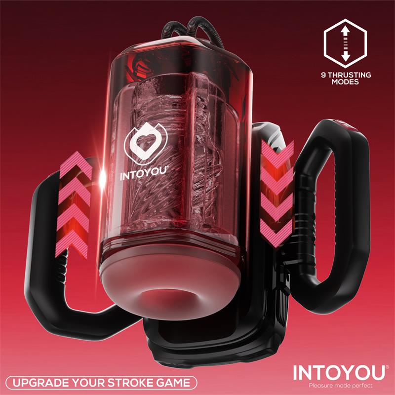 Masturbador Masculino INTOYOU Vexor 3 en 1 con Succión, Vibración y Empuje USB-C