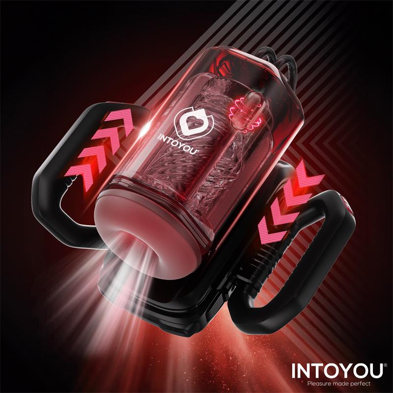 Masturbador Masculino INTOYOU Vexor 3 en 1 con Succión, Vibración y Empuje USB-C
