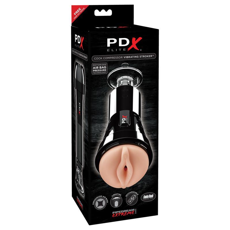 Masturbador Masculino Vibrador COCK COMPRESSOR PDX ELITE - Quarto Secret