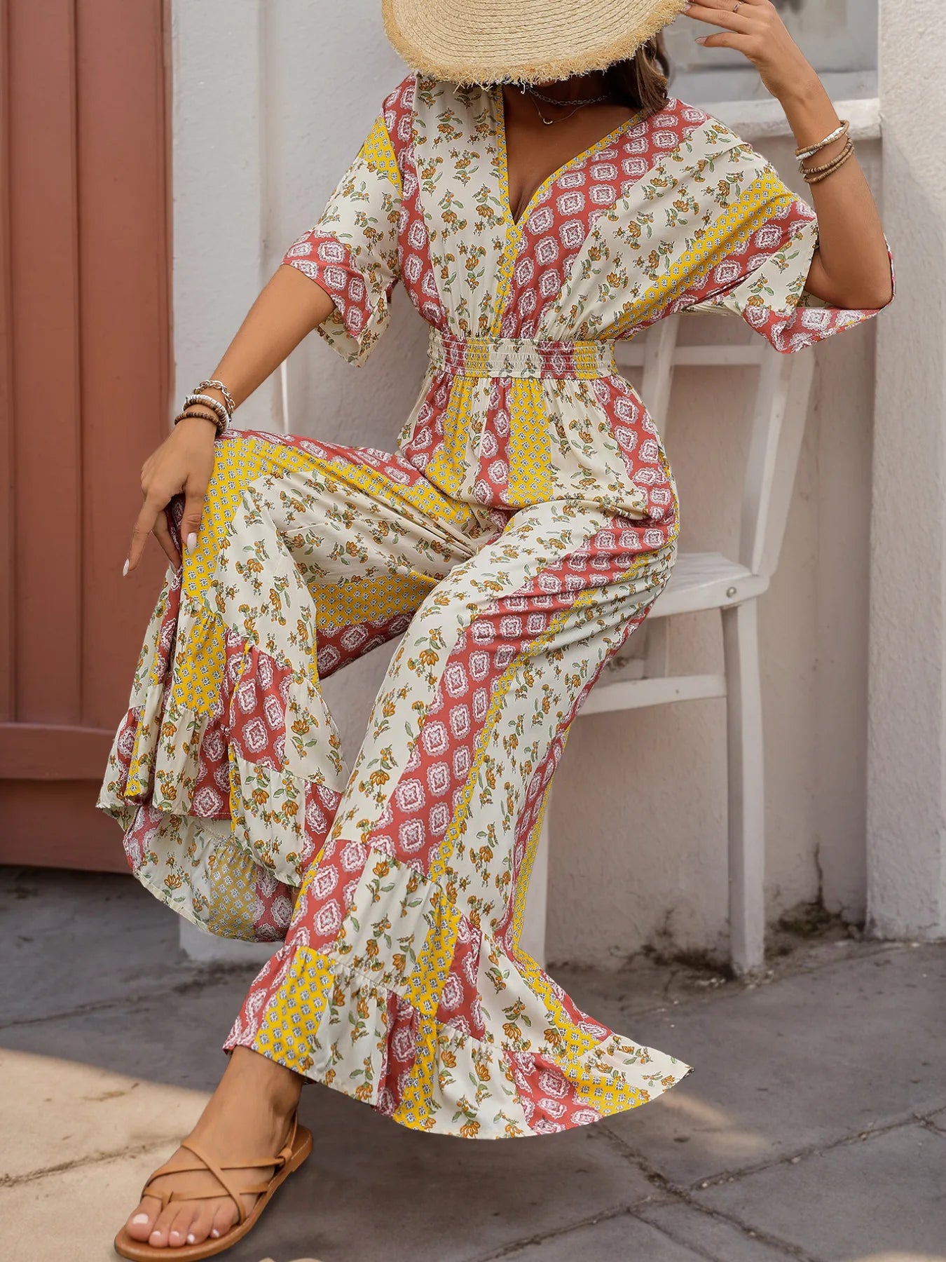 Mono estampado estilo bohemio vernano 2025