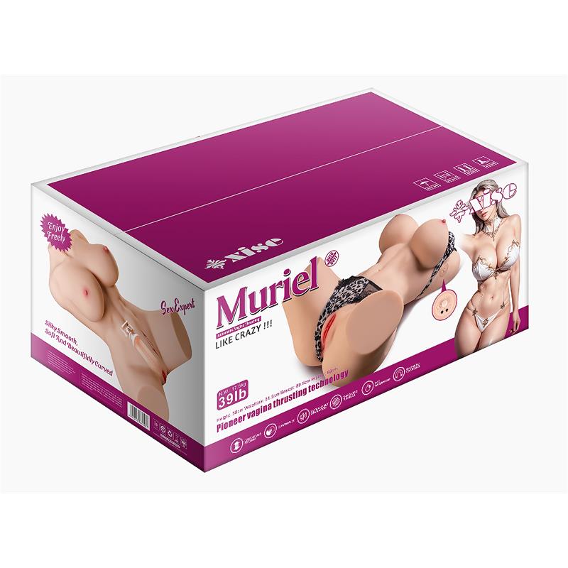 Torso realista con Esqueleto Interno y Thrusting Muriel