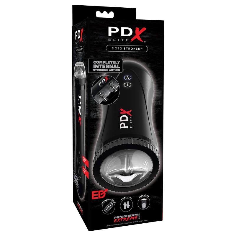 PDX ELITE Masturbador Masculino Boca MOTO STROKER