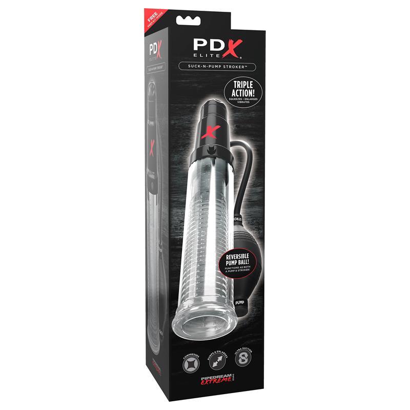 PDX ELITE Masturbador Masculino SUCK - N - PUMP STOKER