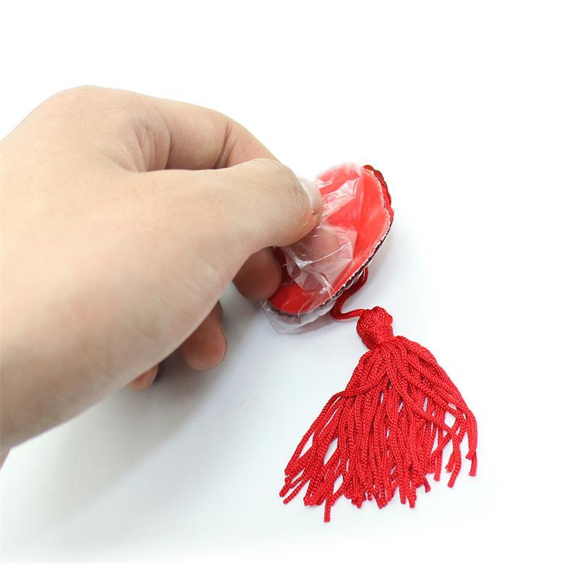 Pezoneras Forma Corazón Autoadhesivas LENTEJUELAS ROJO