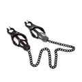 PINZAS JAPONESAS PARA PEZONES CON CADENA NEGRO LATETOBED BDSM LINE