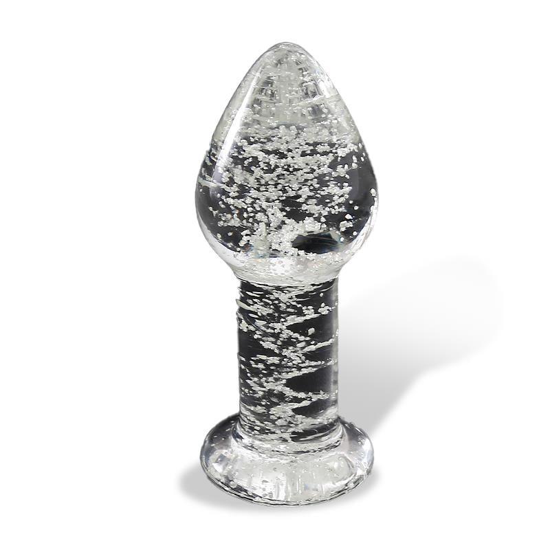 PLUG ANAL DE CRISTAL QUE BRILLA EN LA OSCURIDAD INTOYOU SHINING LINE