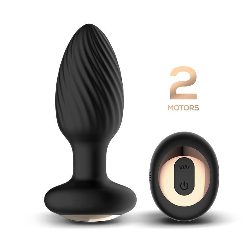 Plug Anal Vibración, Movimiento Twister 360º y Control Remoto INTOYOU DRAGO