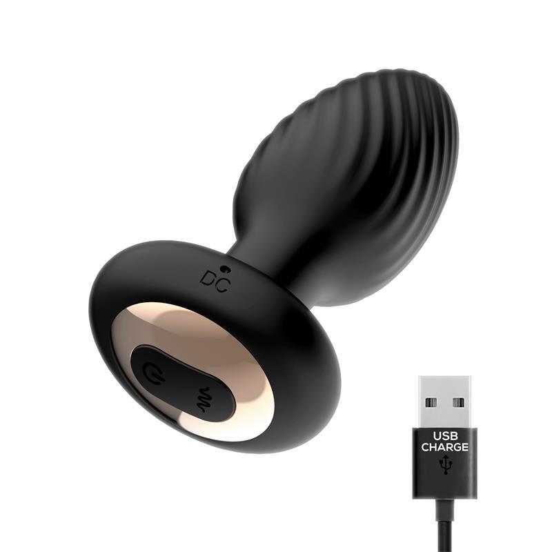 Plug Anal Vibración, Movimiento Twister 360º y Control Remoto INTOYOU DRAGO