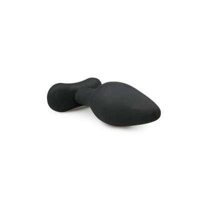 PLUG GRANDE DE SILICONA - NEGRO EASY TOYS