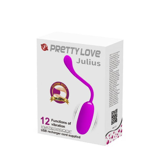 PRETTYLOVE Huevo Vibrador JULIUS USB SILICONA