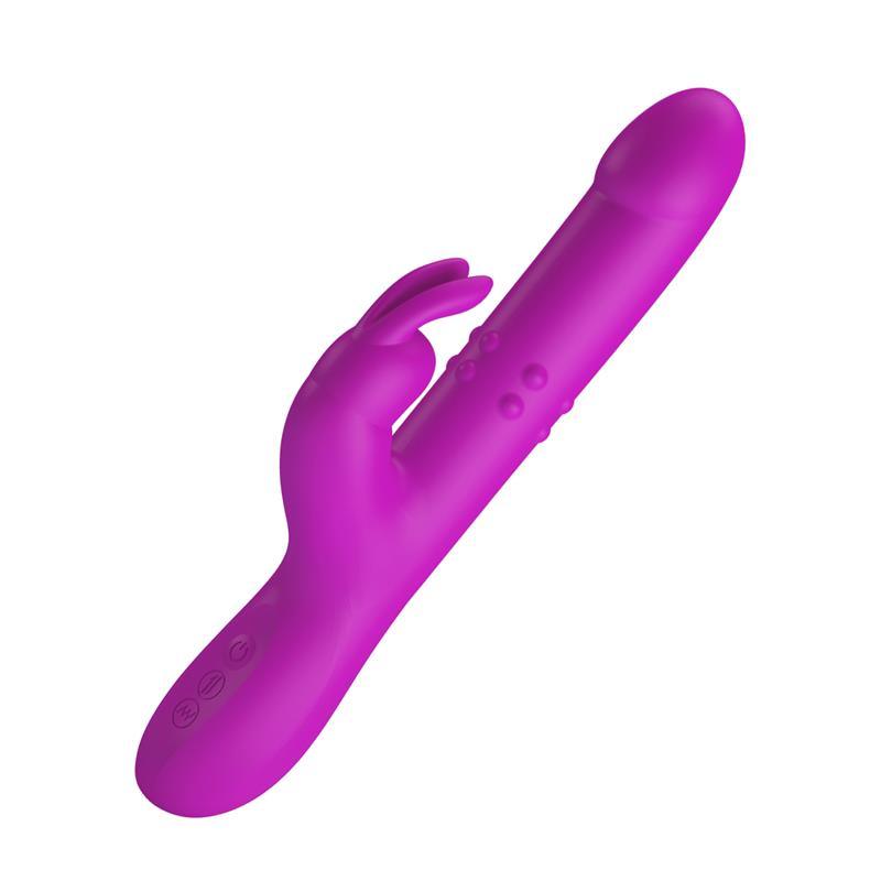 PRETTYLOVE REESE Vibrador Femeino con bolas Internas Y Thrusting