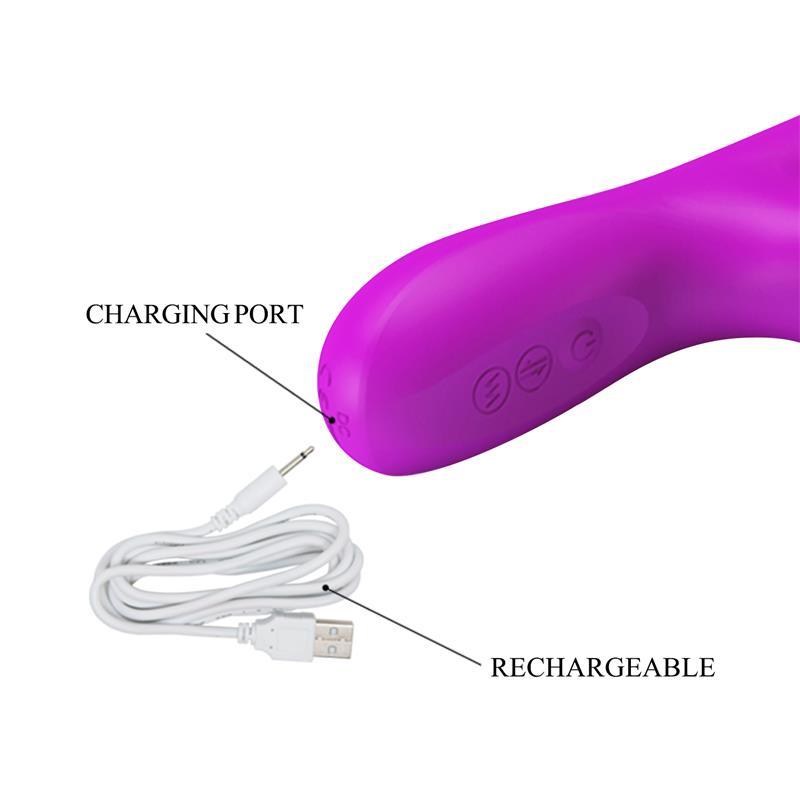 PRETTYLOVE REESE Vibrador Femeino con bolas Internas Y Thrusting