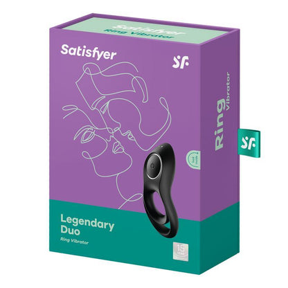 Satisfyer Anillo Vibrador LEGENDARY DUO USB NEGRO