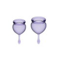 Satisfyer Copas Menstruales FEEL GOOD LILLA PACK DE 2