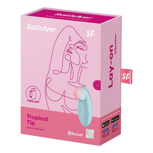 Satisfyer Estimulador De Clítoris TROPICAL CONNECT LIGHT BLUE