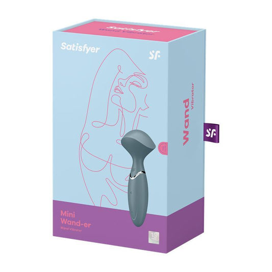 Satisfyer Estimulador Femenino MINI WAND - ER STONEGREY