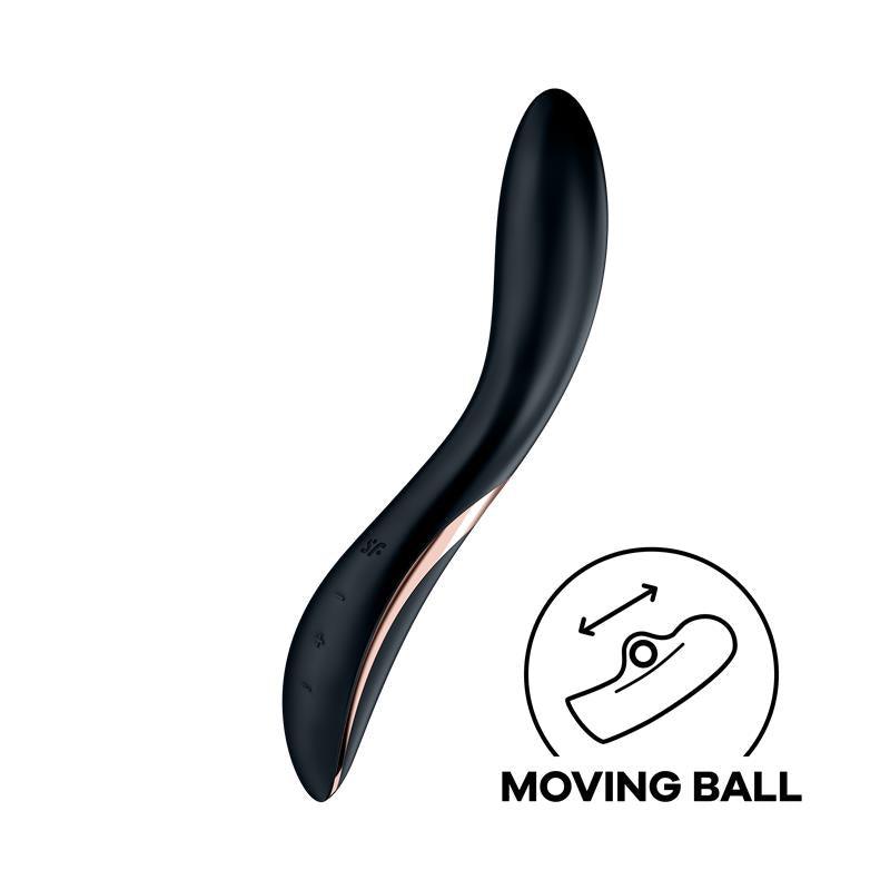 Satisfyer Estimulador y Vibrador Punto G RRROLLING EXPLOSION NEGRO