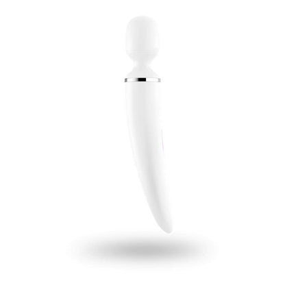 SATISFYER Masajeador Wand - er Woman Blanco y Dorado