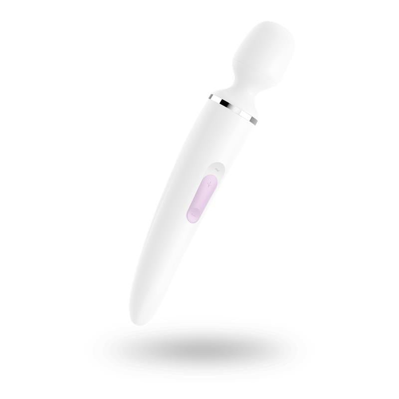 SATISFYER Masajeador Wand - er Woman Blanco y Dorado