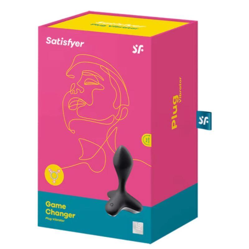 Satisfyer Plug Anal Con Vibración Negro ANAL GAME CHANGER