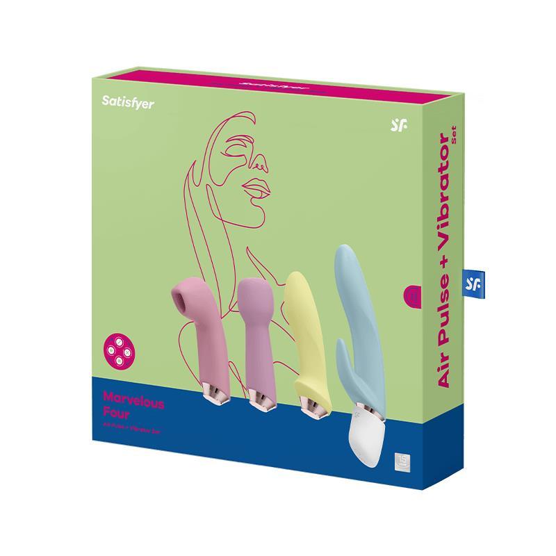 Satisfyer Set Vibrador y Succionador Femenino MARVELOUS FOUR