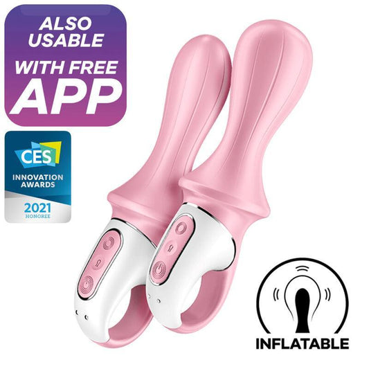 Satisfyer Vibrador Anal Con Inflado AIR PUMP BOOTY 5 CON APP SATISFYER CONNECT