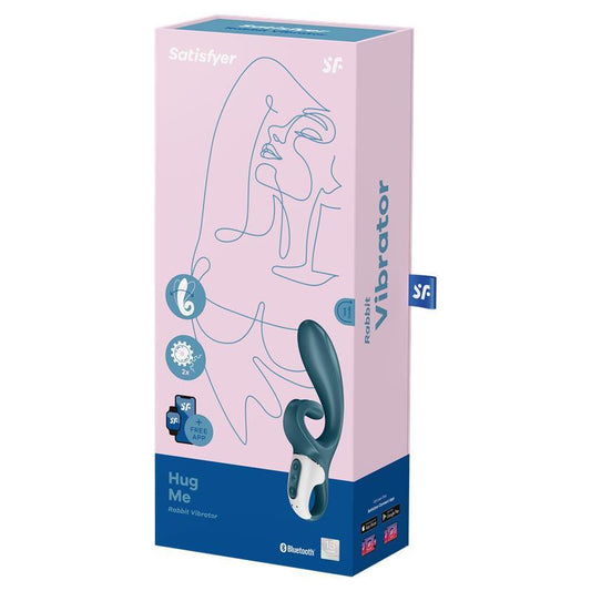 Satisfyer Vibrador Femenino HUG ME CON APP CONNECT GRAYBLUE