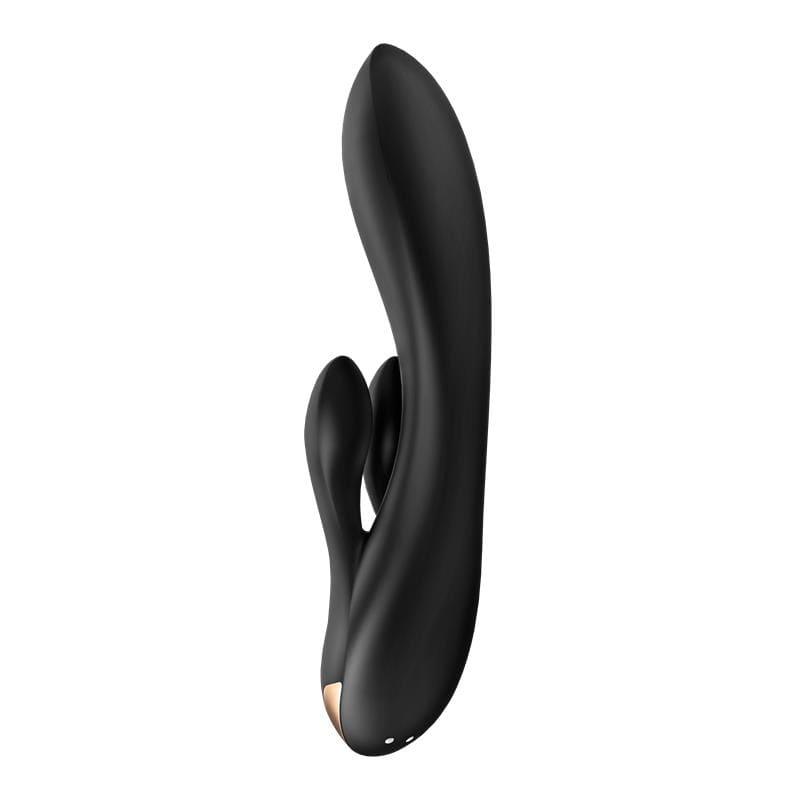 Satisfyer Vibrador Punto G Tres Motores Negro APP CONNECT DOUBLE FLEX