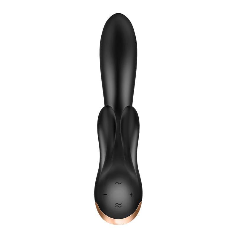 Satisfyer Vibrador Punto G Tres Motores Negro APP CONNECT DOUBLE FLEX