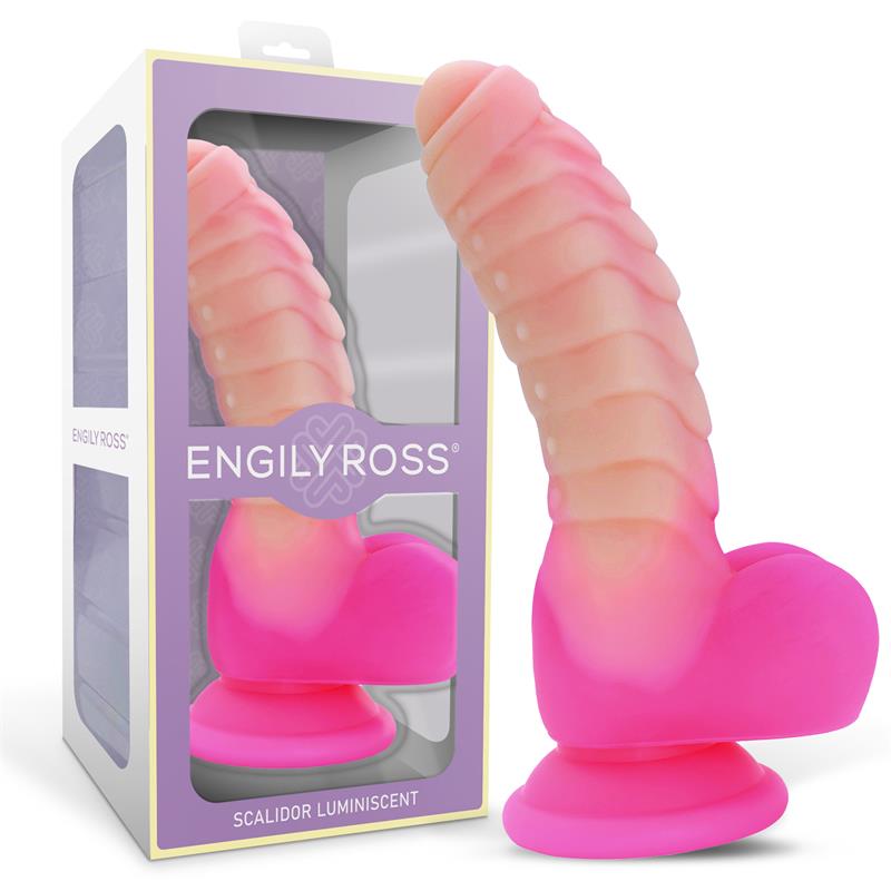 Dildo Unicorn Brilla en la Oscuridad Silicona Líquida DILDOX BY ENGILY ROSS Scalidor