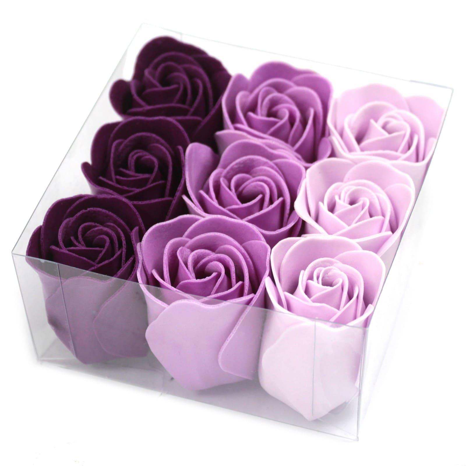 Set De 9 Rosas de Jabón - Lavanda