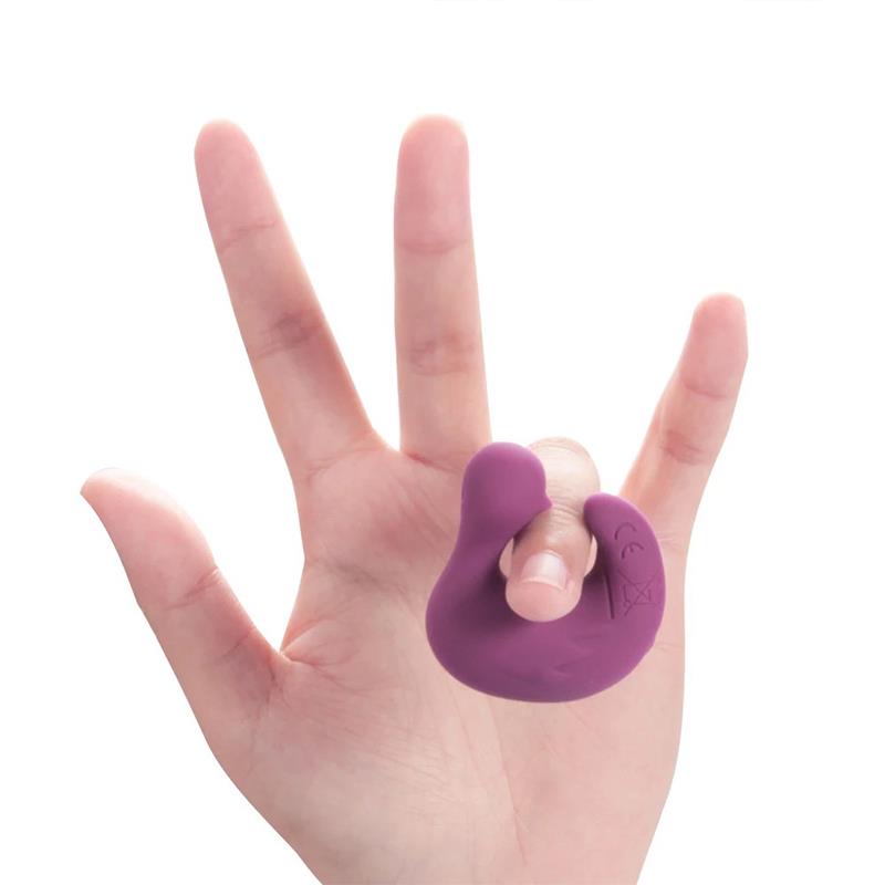 Dedal estimulador de clítoris de silicona violeta FESTIVAL Swamson Patito