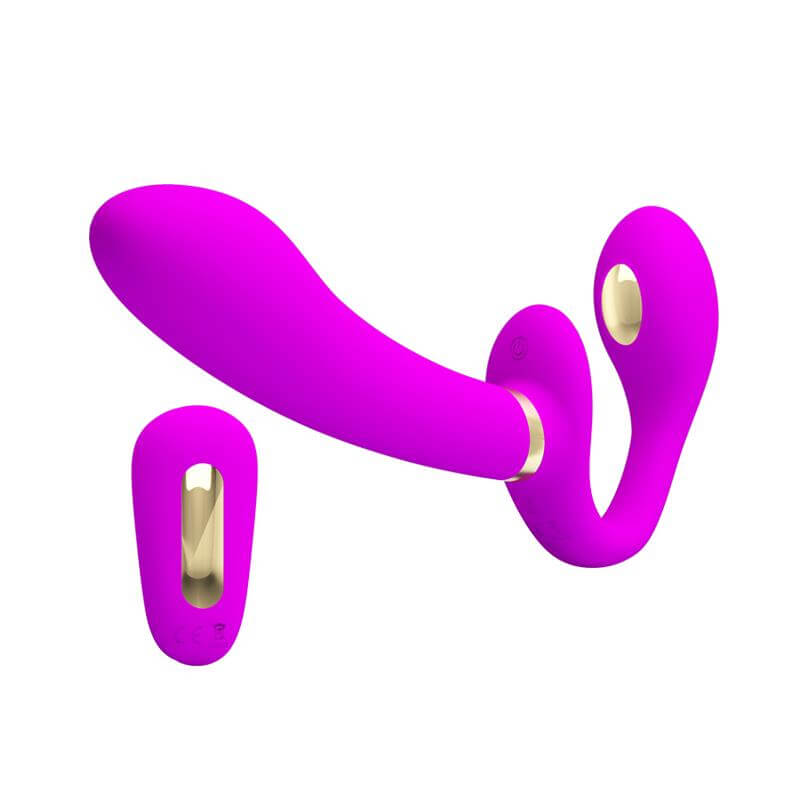 PRETTYLOVE Thunderbird Vibrador para Parejas sin Arnés con Control Remoto