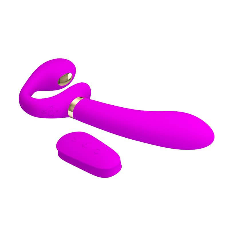 PRETTYLOVE Thunderbird Vibrador para Parejas sin Arnés con Control Remoto