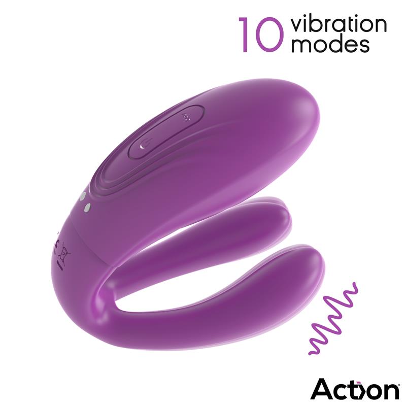 Vibrador para parejas ACTION Twinx