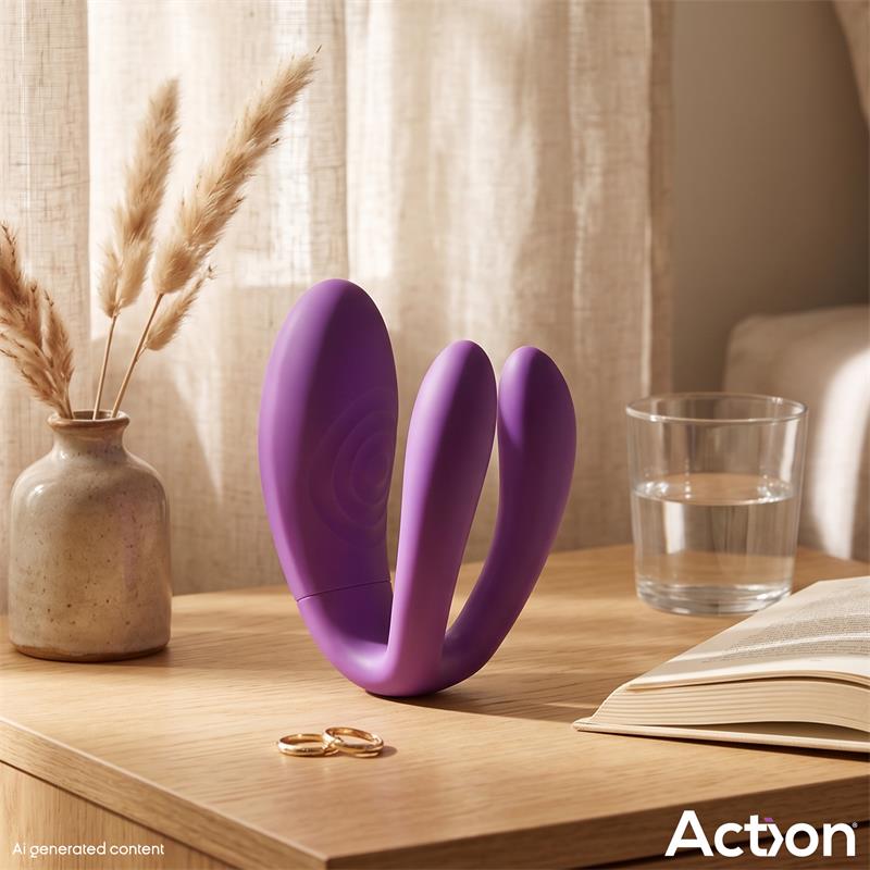 Vibrador para parejas ACTION Twinx