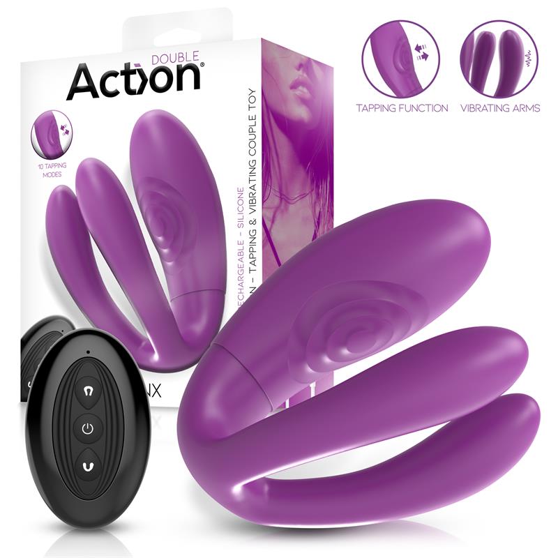 Vibrador para parejas ACTION Twinx
