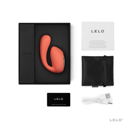 Vibrador Clítoris y Punto G WAVE APP CORAL RED - LELO IDA