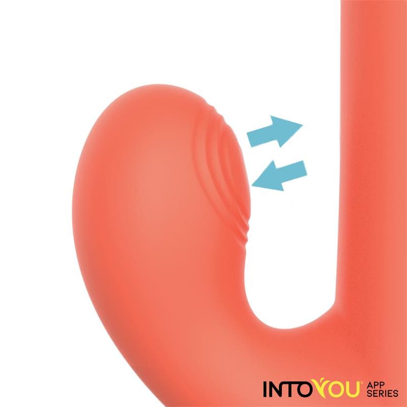 Vibrador con Anillo de Bolas Up and Down, Finger y Pulsación con APP - INTOYOU Mindy