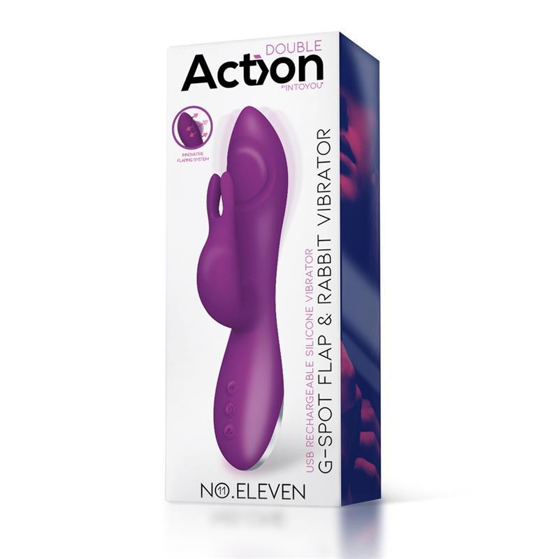 Vibrador Con Conejito, Punto G y Función Pulsación ACTION NO. ELEVEN