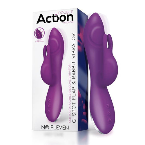 Vibrador Con Conejito, Punto G y Función Pulsación ACTION NO. ELEVEN