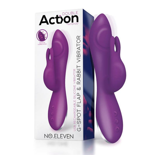 Vibrador Con Conejito, Punto G y Función Pulsación ACTION NO. ELEVEN