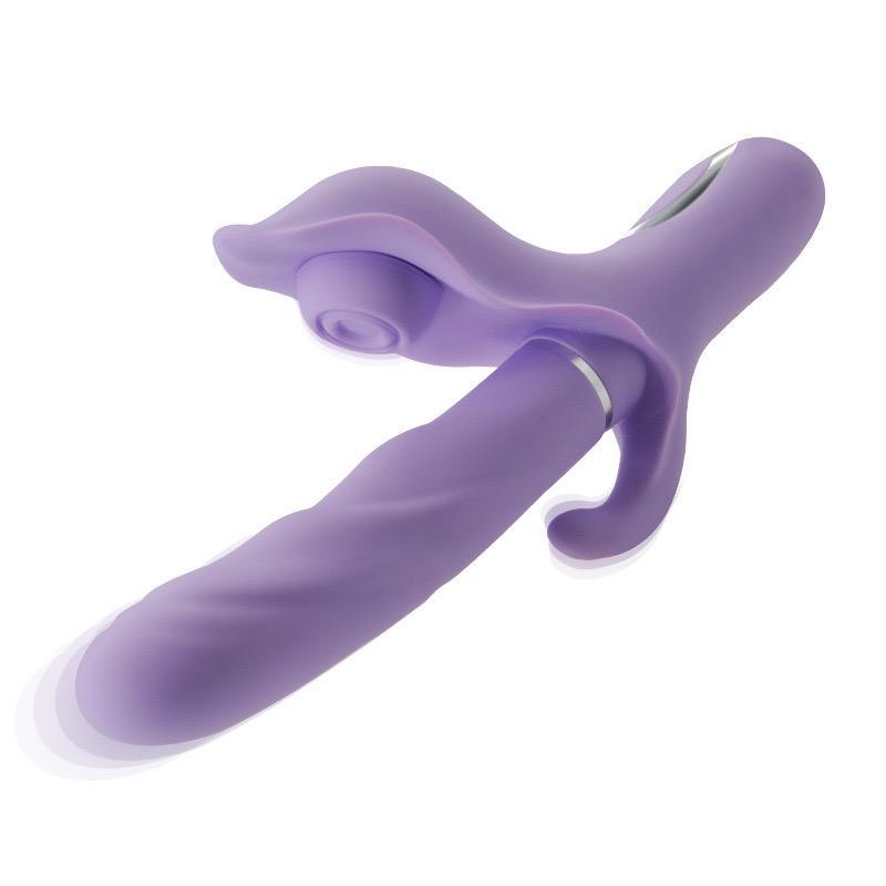 VIBRADOR CON FUNCIÓN DE THRUSTING, PULSACIÓN Y SUCCIÓN ENGILY ROSS APOLLO - Quarto Secret