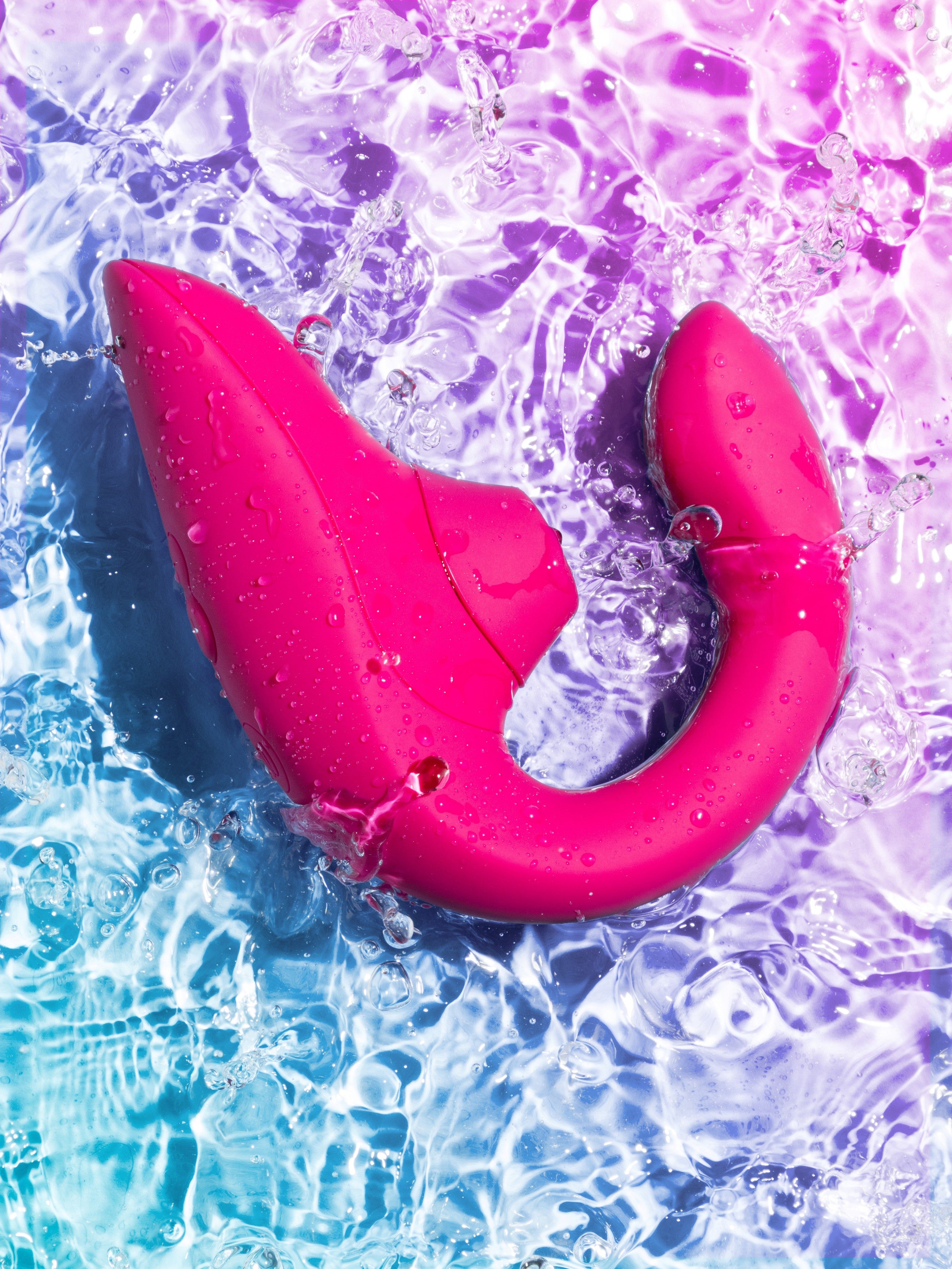 Vibrador Conejito WOMANIZER BLEND VIBRANT PINK